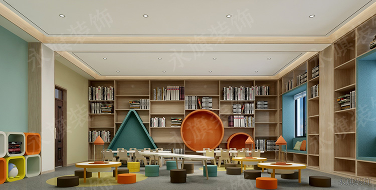 郑州学校阅览室设计