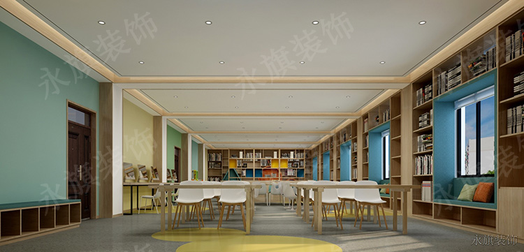 郑州学校阅览室设计