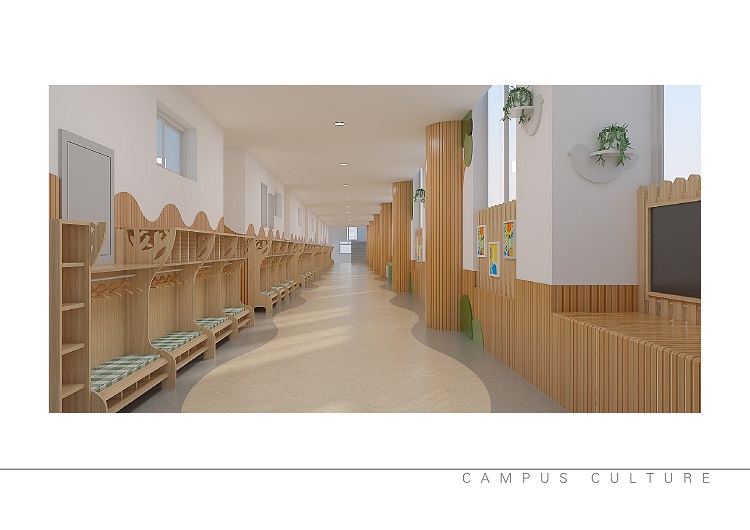 郑州学校走廊建设以学生为主的空间设计