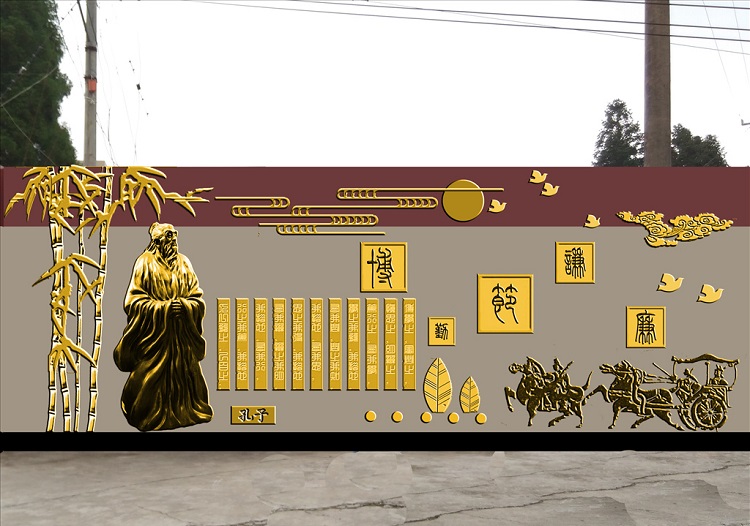 郑州校园文化墙设计