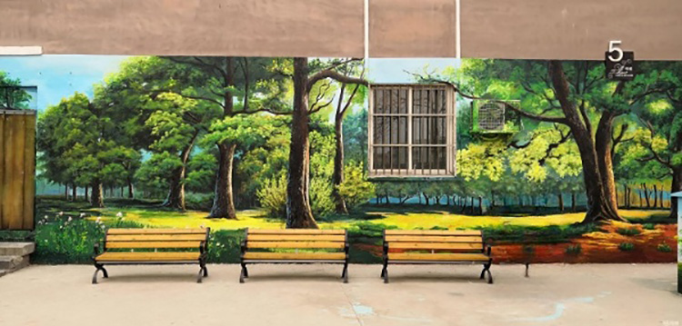 河南校园墙绘设计-提高学校文化气息