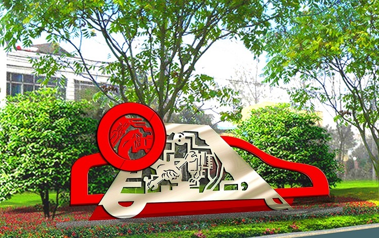河南校园雕塑设计-赋予文化教育意义
